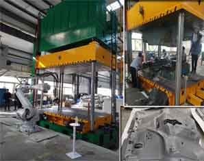 315噸四柱式汽車內(nèi)飾件成形液壓機
